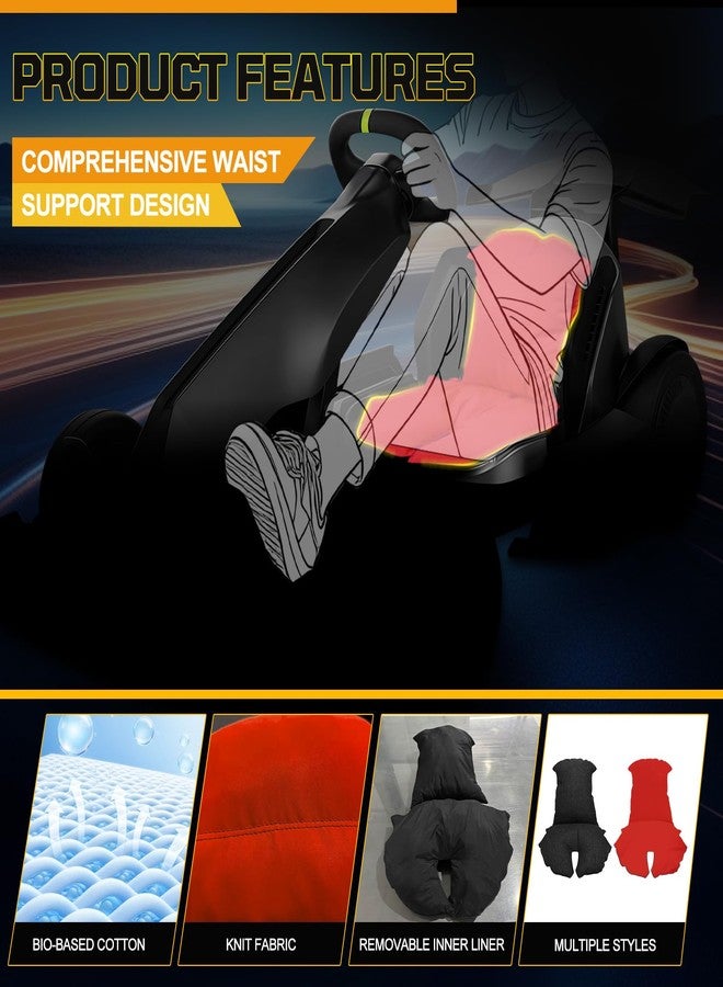 Kistrba Go Kart Seat Cushion Cover Replacement for Segway Ninebot Gokart - Image 5