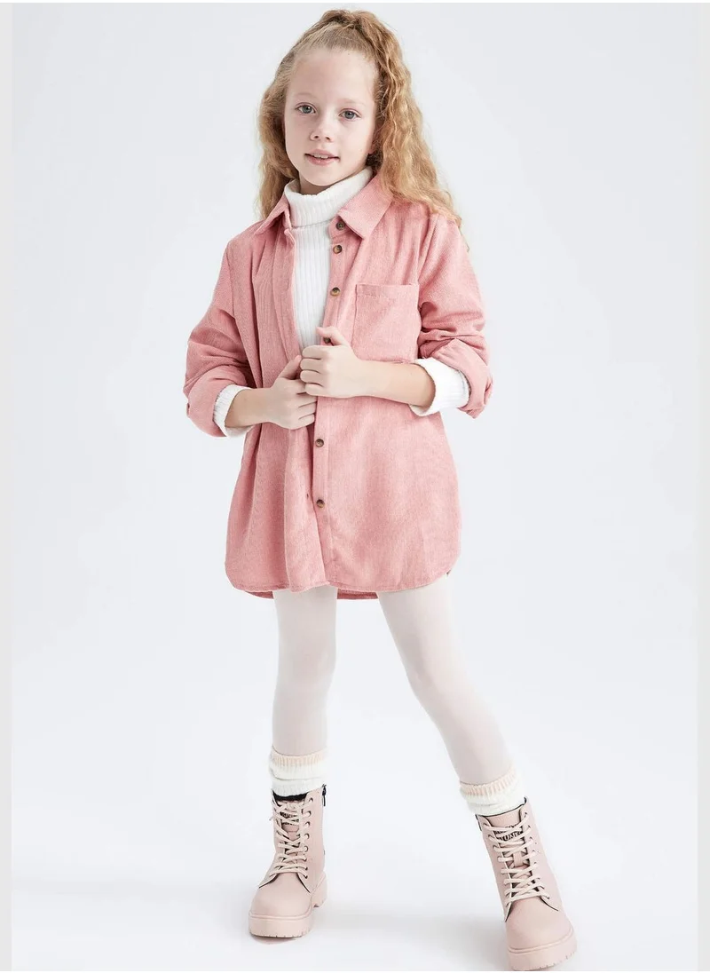 DeFacto Girl Woven Long Sleeve Shirt