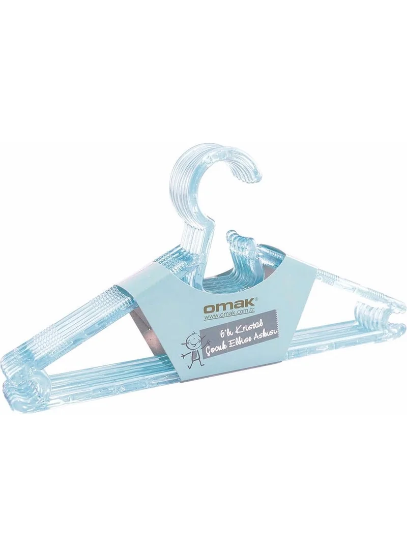 DECOBELLA 6-Piece Crystal Children's Clothes Hanger Baby Hanger