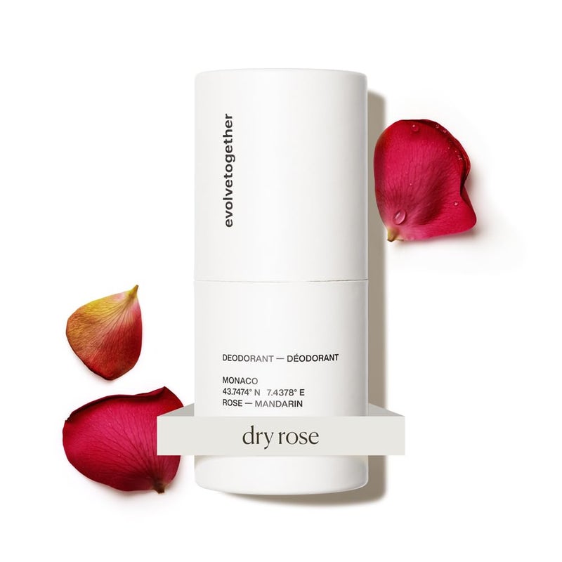 evolvetogether Aluminum Free Natural Deodorant for Women & Men | Dry Rose, Mandarin, Oud & Patchouli | Neutralizes Odors, Soothes Skin | Vegan, Cruelty-Free, Baking Soda Free | Monaco, 1.69 Oz - Image 1