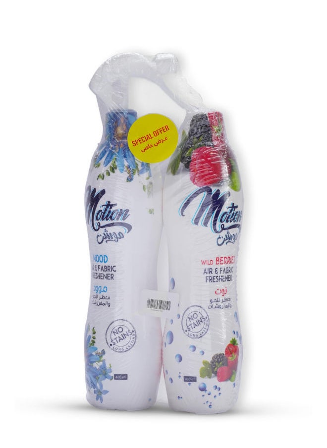 MOTION Mod & Wild Berries Spary Air Freshener Set- 400 milliliter 
