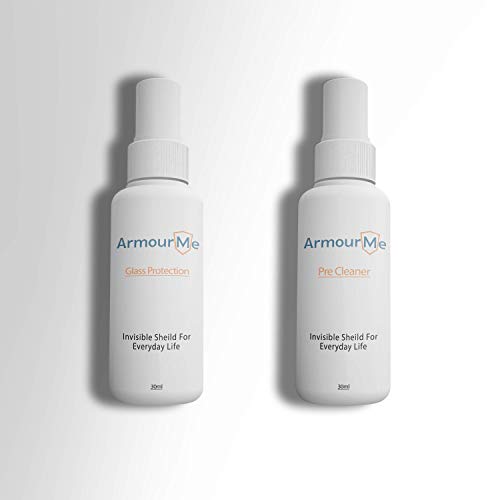 ArmourMe Glass Protection: Rain Water & Dust Repellent Glass Protection Kit 60ml |Hydrophobic Nano Coating Spray | Waterproof Rainproof Coat for Car Windshield Mirror & Window - Image 1