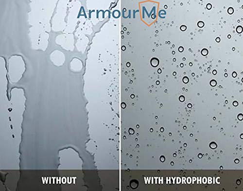 ArmourMe Glass Protection: Rain Water & Dust Repellent Glass Protection Kit 60ml |Hydrophobic Nano Coating Spray | Waterproof Rainproof Coat for Car Windshield Mirror & Window - Image 5
