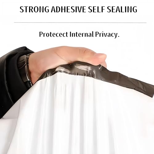 Yzjcafriz White Poly Mailers 9.8x11.8 Inches Waterproof Self Sealing Shipping E Commerce Bags for Apparel and Non Fragile Items 10 Pack - Image 4