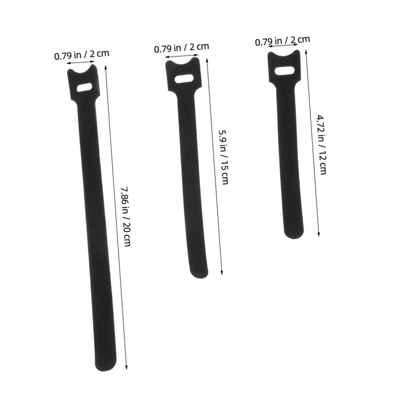 Reusable Cable Organizer Ties Cord Management Straps 150pcs For Data Lines And Wires - Image 3