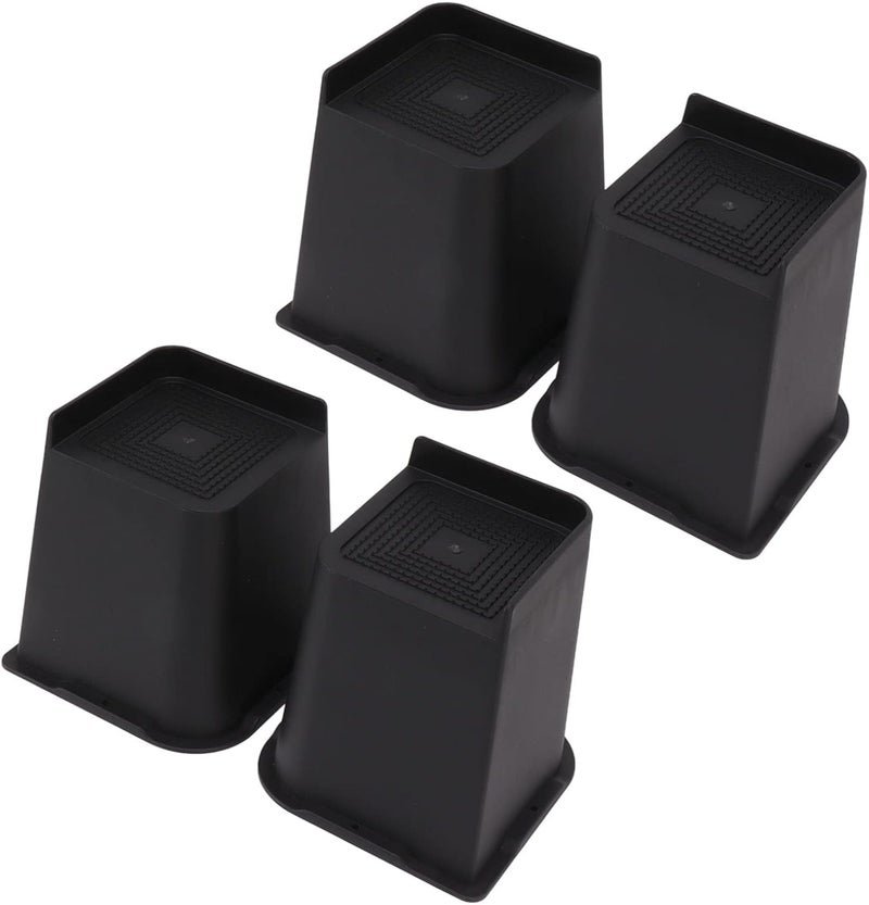 Furniture Riser 6 Inch Heavy Duty ABS Bed Lift Block 4Pcs Set, Slip Proof, Durable Support for Chair Sofa - Space Saving, Easy Cleaning, Ideal for Home and Office - Image 5