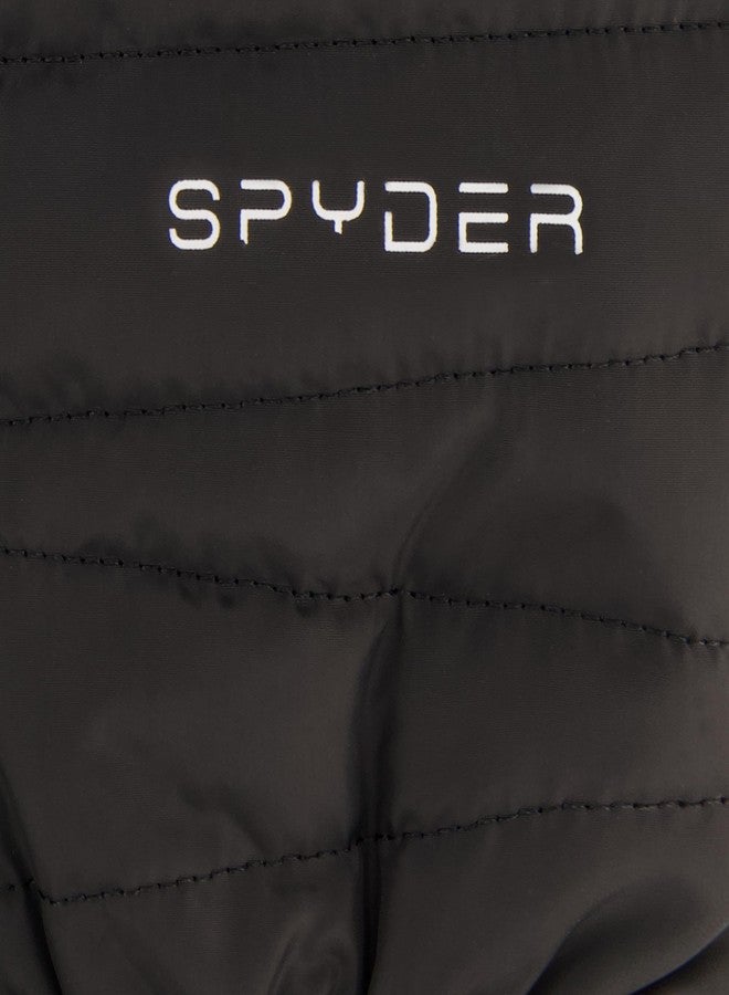 سبايدر قفازات ثلج مبطنة ومعزولة من سبايدر للنساء، أسود، مقاس صغير - Image 3