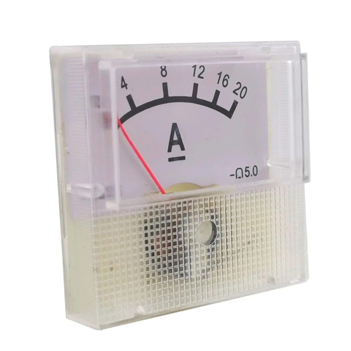 Generic Analog Panel Ammeter DC 0 20A Mechanical Pointer Current Meter ...