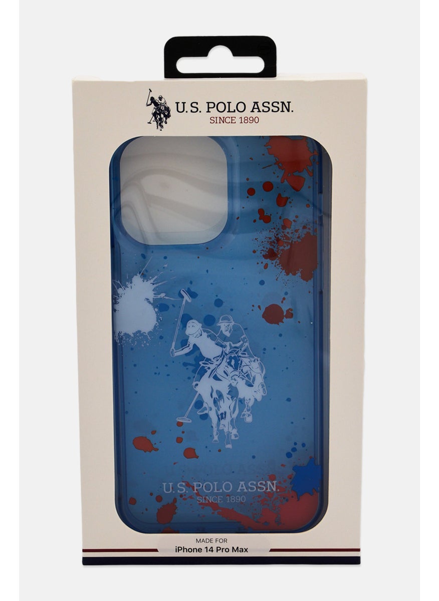 U.S. Polo Assn. - iPhone 14 Pro Max Splatter Pattern Protective Case, Multicolor - Image 1