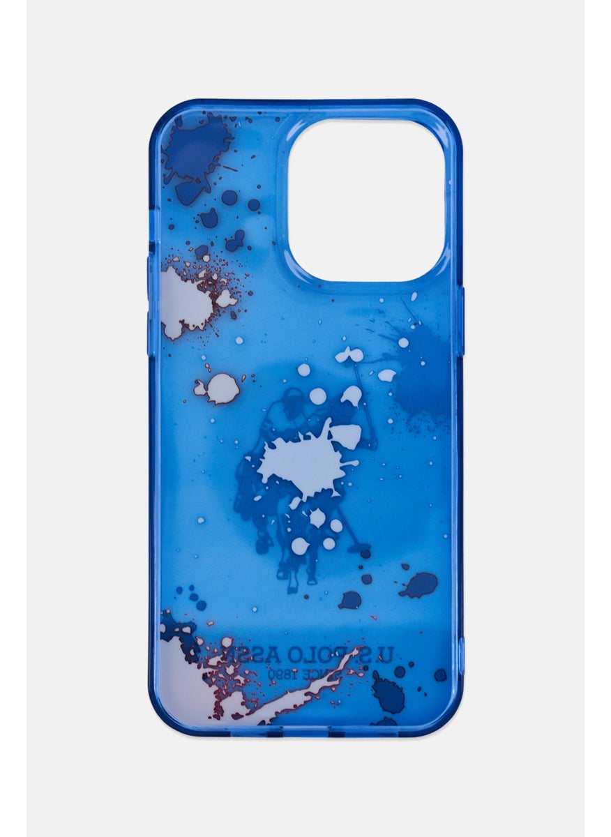 U.S. Polo Assn. - iPhone 14 Pro Max Splatter Pattern Protective Case, Multicolor - Image 1
