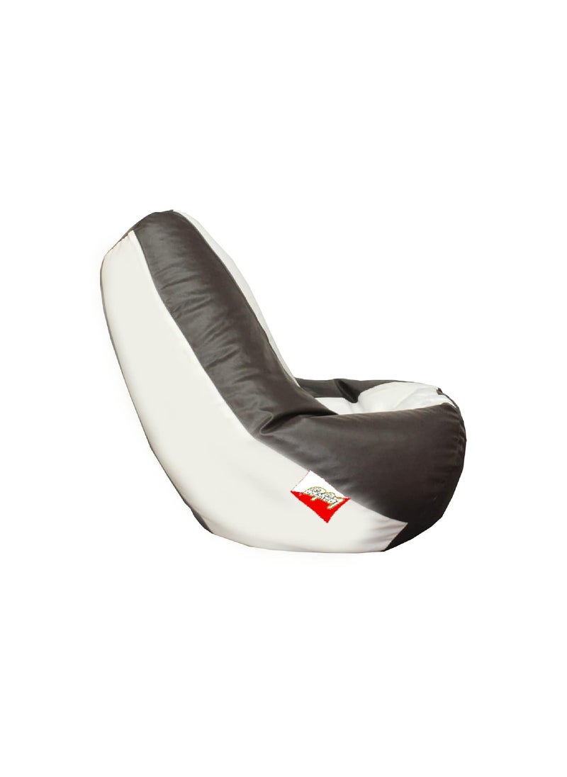 LAZYBAG LAZYBAG Bean Bag Chair Furniture for Kids XXXXXL Bean Bag Cover Playing Video Games or Relaxing for classrooms daycares Libraries or Work from Home Black and White 5XL Size  - Image 5