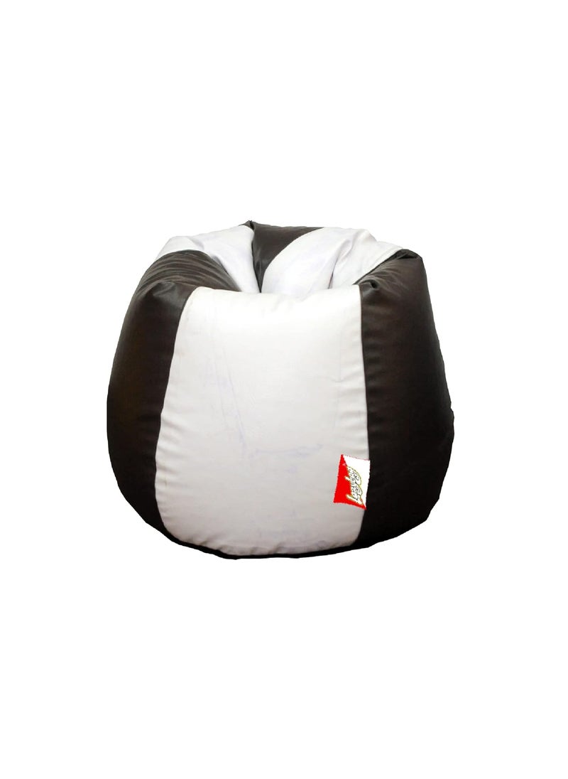 LAZYBAG LAZYBAG Bean Bag Chair Furniture for Kids XXXXXL Bean Bag Cover Playing Video Games or Relaxing for classrooms daycares Libraries or Work from Home Black and White 5XL Size  - Image 3