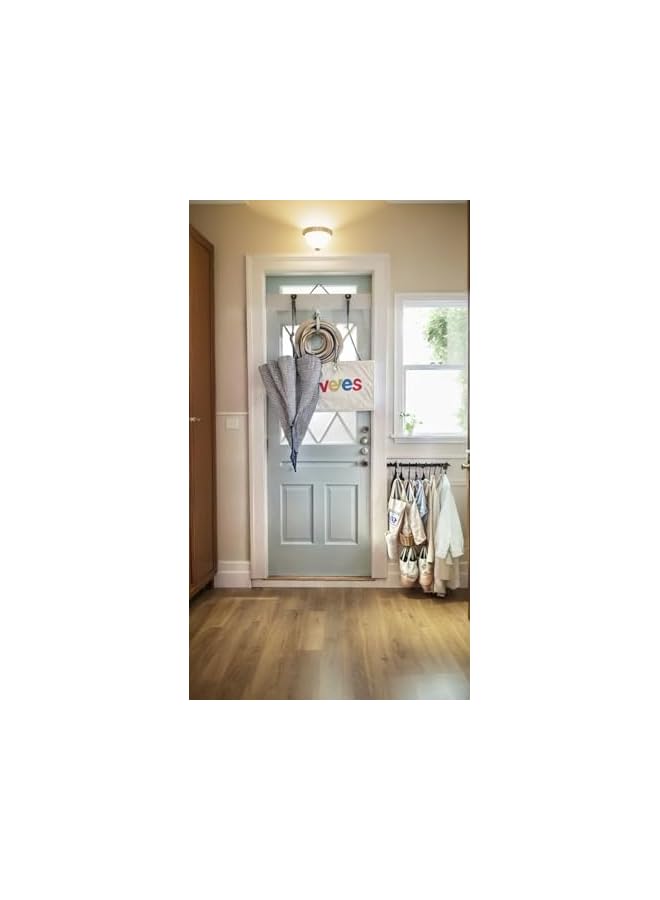 promass 10Pcs Metal Over The Door Hooks - Sturdy Door Hanger Z Hooks for Hanging Clothes, Towels, Coats, and More - Efficient and Versatile Organizer for Any Space - Image 2