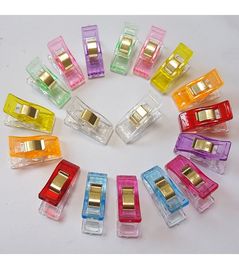 8 Pcs Random Color Sewing Clips For Edge Wrapping Compact Practical Plastic - Image 4