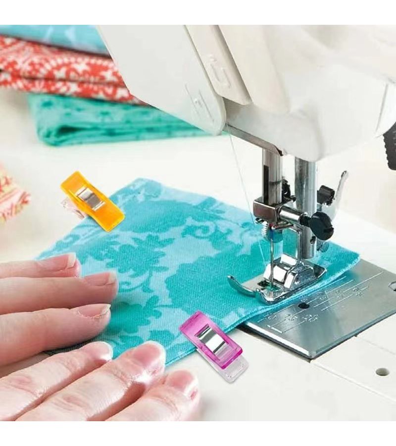 8 Pcs Random Color Sewing Clips For Edge Wrapping Compact Practical Plastic - Image 3