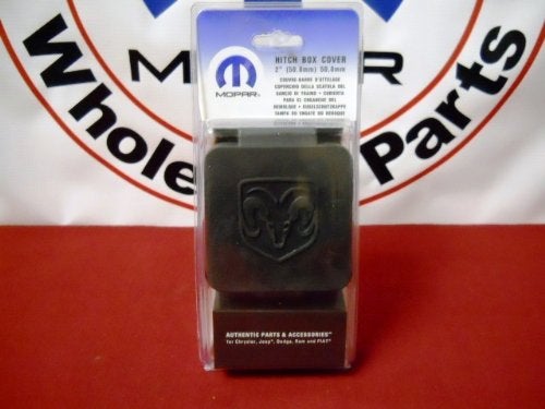 Dodge Genuine Dodge RAM Accessories 82208454AB Hitch Receiver Plug with RAM's Head Logo - Image 3