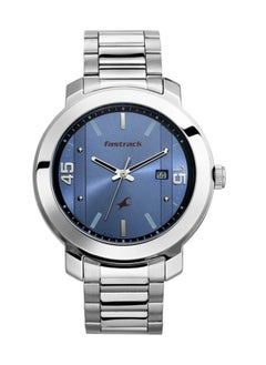 fastrack Blue Dial Stainless Steel Strap Watch 3246Sm03  - Image 1