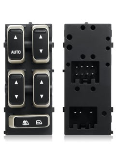 TLAXCA Driver Side Master Power Window Switch Compatible with 2003 2004 2005 2006 2007 2008 Lincoln Town Car Replace OE 5W1Z-14529-BA  - Image 1
