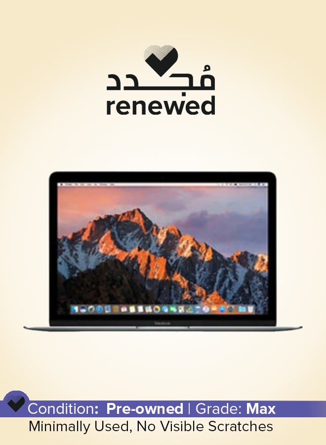 ابل  مجدد - لابتوب ماك بوك A1534 (2017) بشاشة 12 بوصة، مع معالج إنتل كور M3/الجيل السابع/ذاكرة RAM 16GB/قرص SSD 256GB/رسومات مدمجة 1.5GB - Image 1