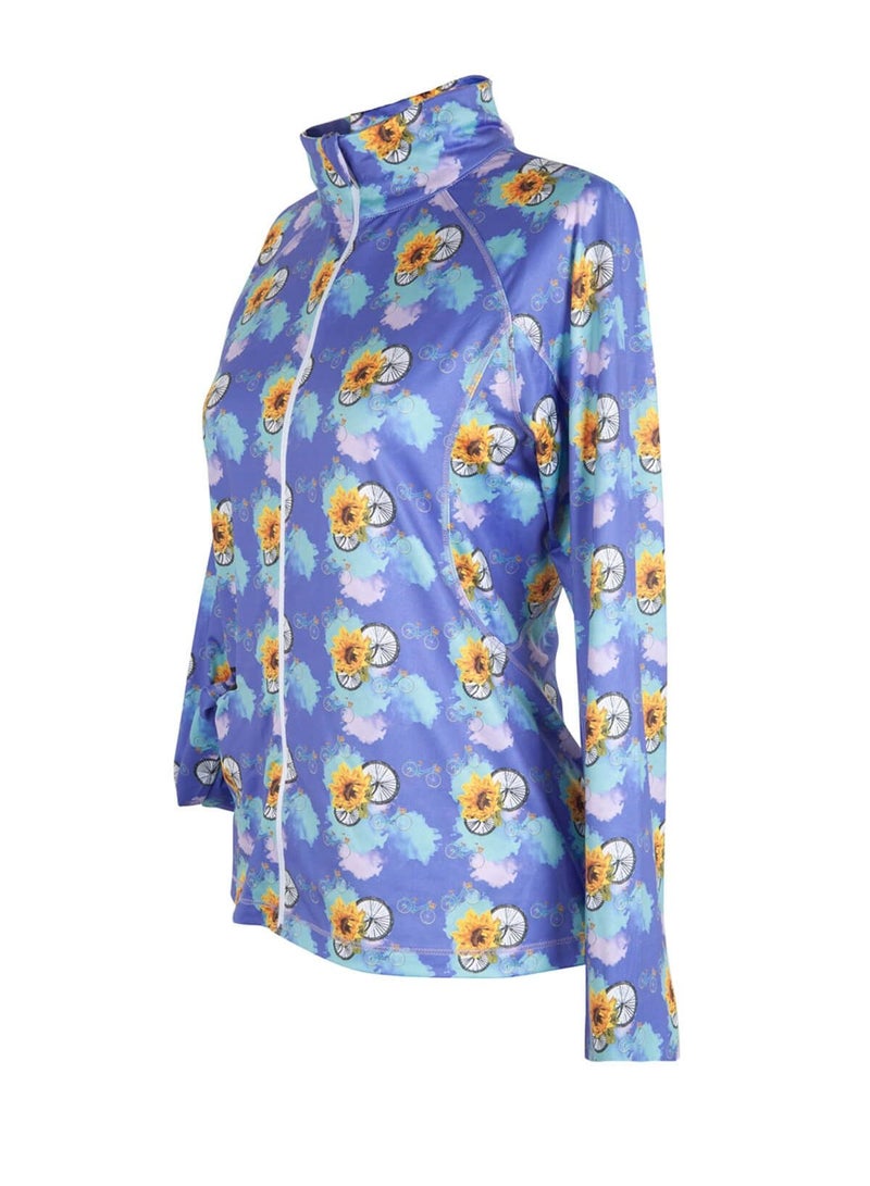 Biggdesign Women's Zippered Sweatshirt Multicolored  - Image 3
