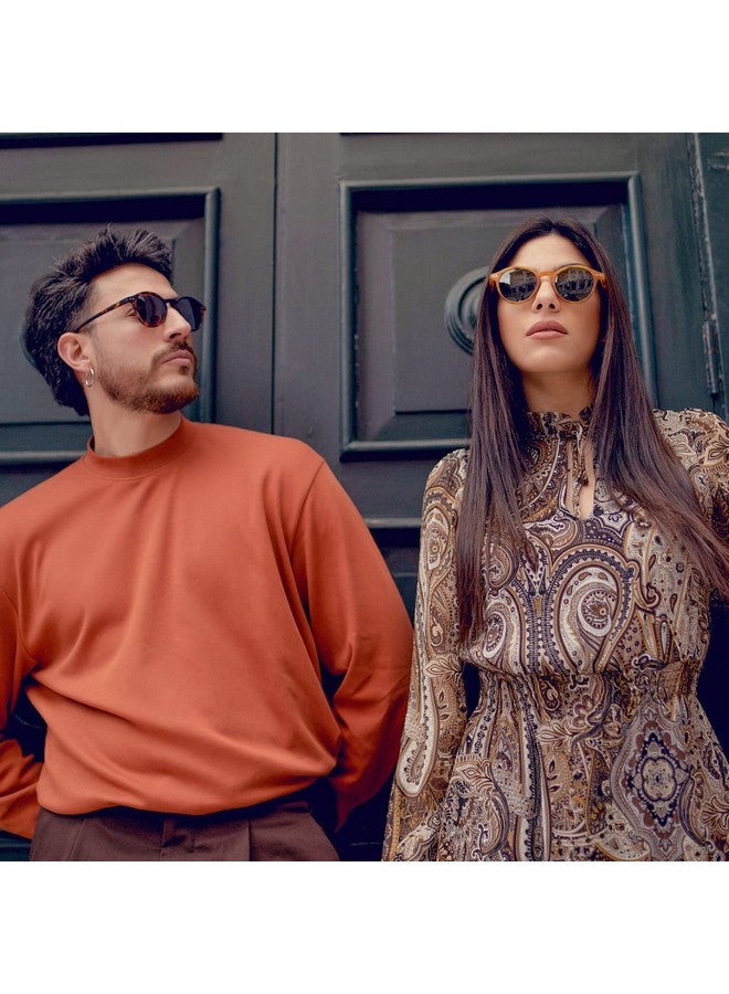 ZENOTTIC Polarized Round Sunglasses, Stylish Sunglasses For Men And Women Retro Classic, Multi-Style Selection - Image 2