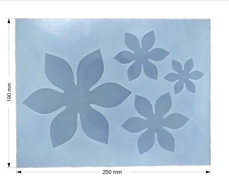ARTOOL Silicone 3D Flower Resin Mold Epoxy Resin Art Mould DIY Flower Art and Craft Making Mold Set of 1 (A93) - Image 2