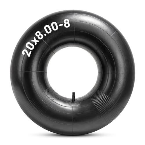 YeYouC Heavy Duty 20x8.00-8 Inner Tube, 20x8-8, 20x10.00-8, 20x10-8 18x6.50-8, 18x7.50-8, 18x8.50-8 18x9.50-8 Universal Fit Tire Tube with TR13 Straight Valve Stem for Mower/Tractor/Golf Cart and More 1 PCS - Image 1