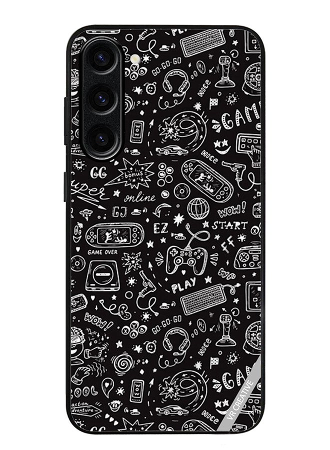 VR CREATIVE Protective Case Cover For Samsung Galaxy S24 Plus Layer Design Multicolour - Image 1