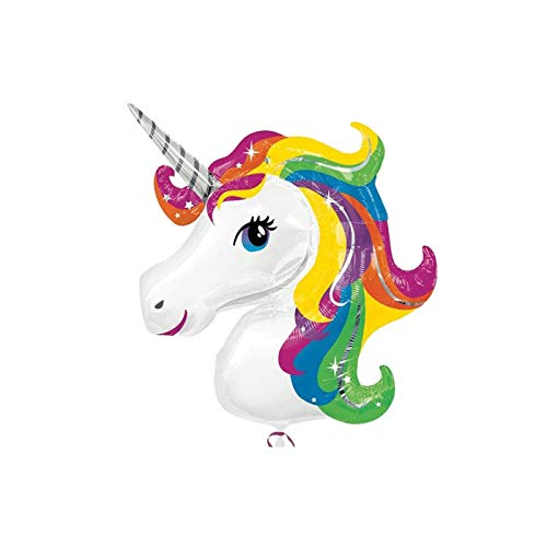 HK balloons® Magical Unicorn Balloon Bouquet 5pc Birthday Decoration for Girls Unicorn Balloon Set for Kids(Unicorn Themed) - Image 2