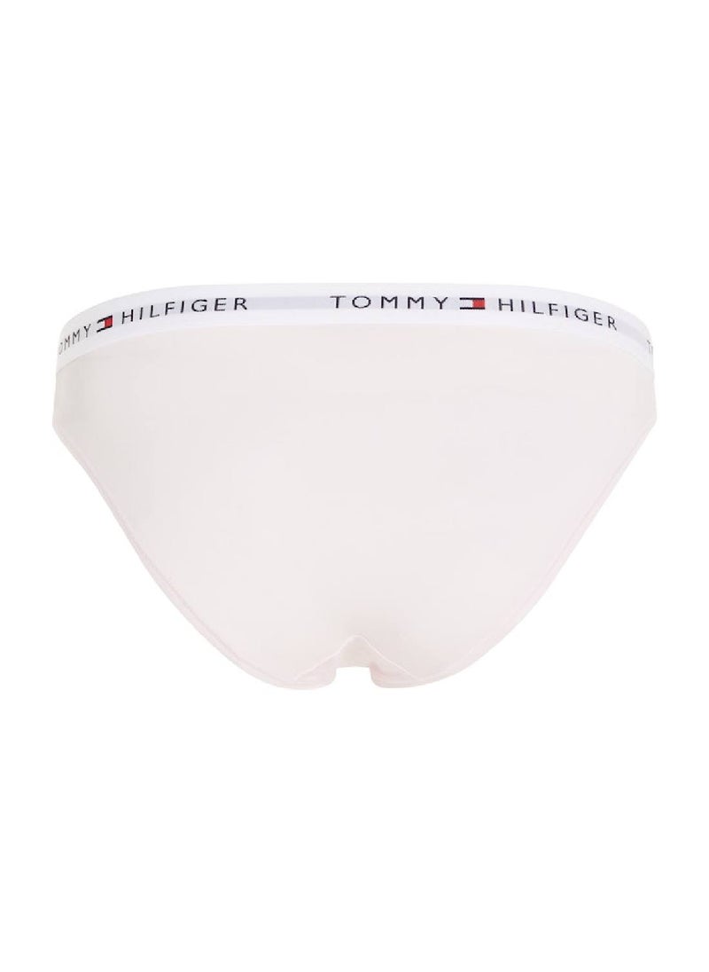 TOMMY HILFIGER - Women's Icon Repeat Logo Briefs Underwear Bottoms, Pink - Image 1