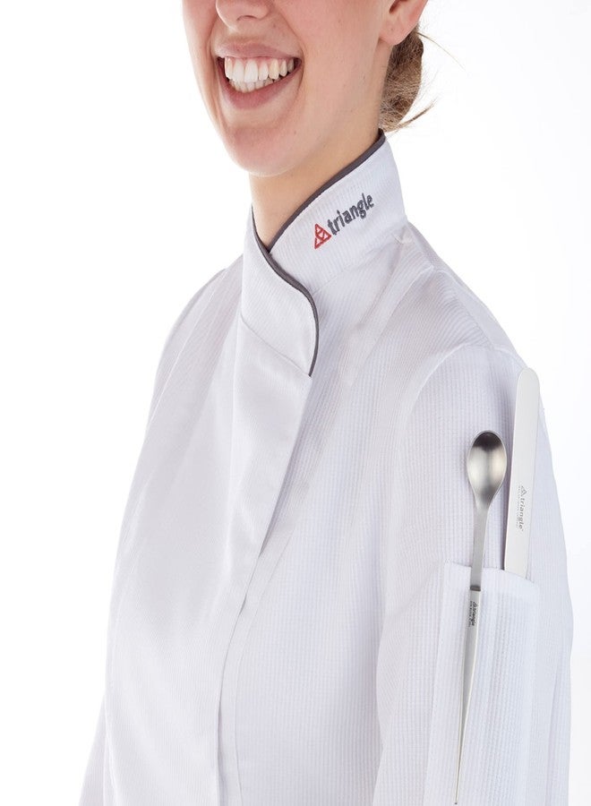 triangle FinalTouch Tasting Spoon - 5.5 in (14 cm) - Stainless Steel Spoon & Tweezers - Dishwasher Safe - Image 3