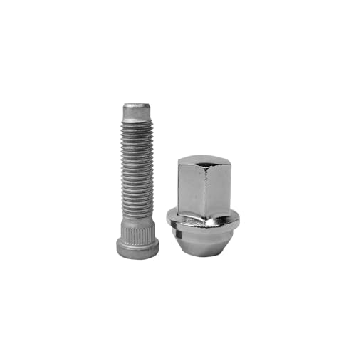 Mysttoo 4PCS M12x1.5 Chrome Wheel Lug Stud Nut Set Compatible with Chevy Equinox Impala Monte Carlo Cadillac SRX STS ATS CTS Buick Allure Lacrosse Lucerne Saturn Vue Pontiac Torrent 611-263 - Image 5