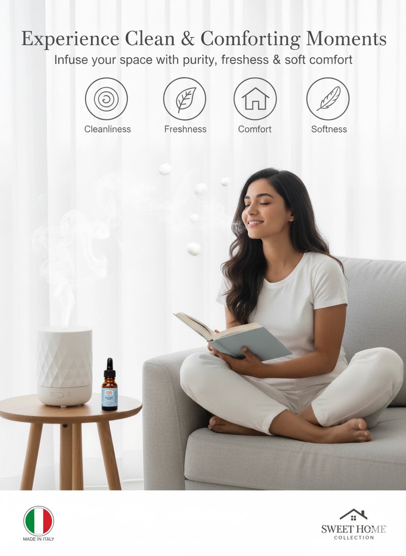 سويت هوم إسنسز - زيت عطري برائحة التلك، ١٥ مل | رائحة ناعمة وبودرة تدوم طويلًا، مناسبة لمعطرات الجو والشموع ومعطرات المنزل | رائحة لطيفة ومنعشة ونظيفة للاسترخاء والراحة اليومية - Image 4