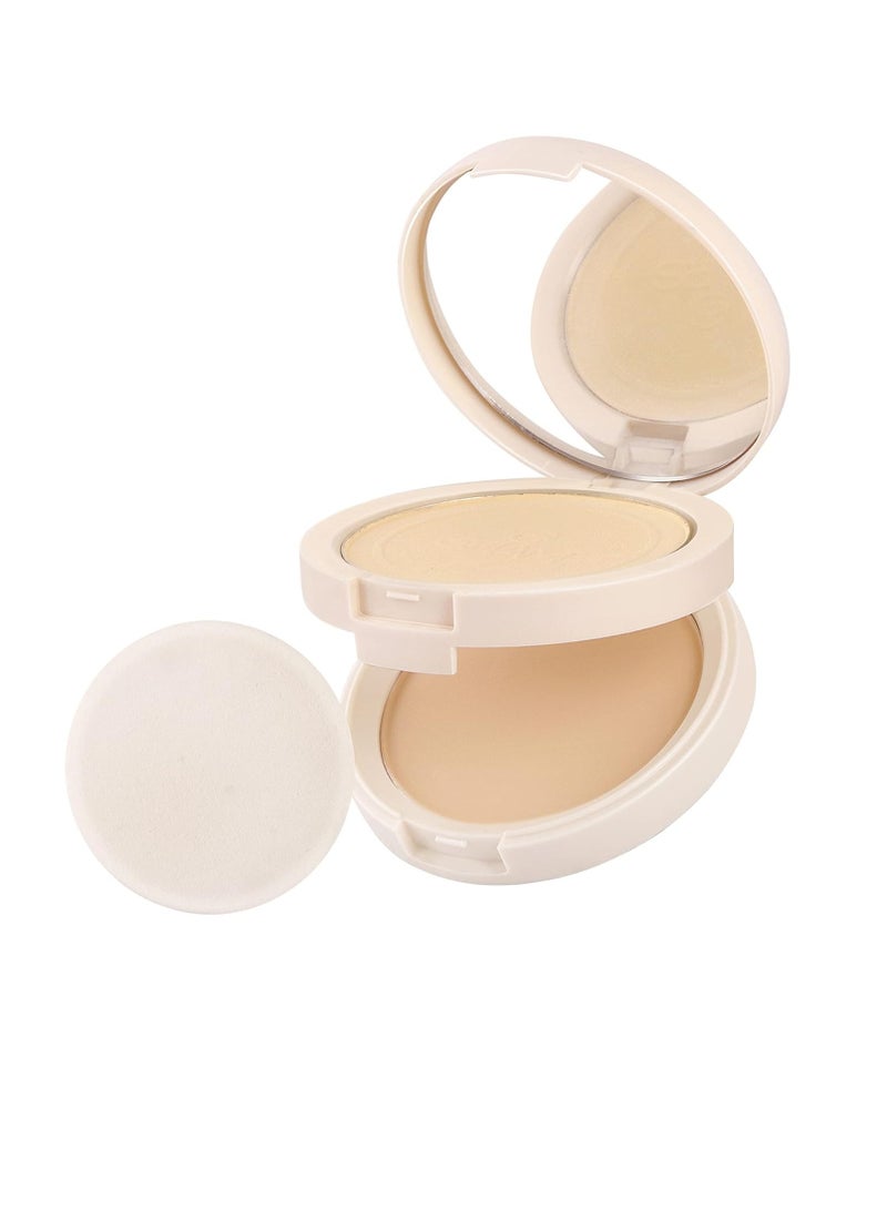 مارس بودرة مضغوطة طبيعية مرطبة 2 في 1 لجميع أنواع البشرة 20 جرام P407 02 بيج - Image 1