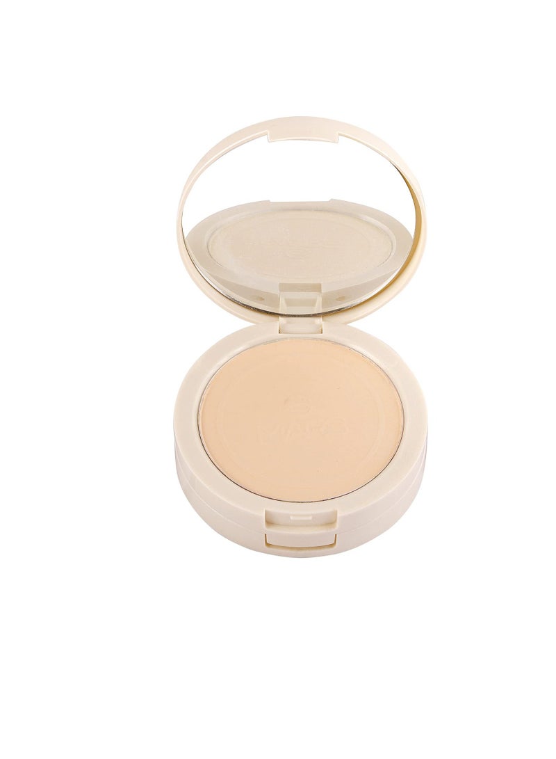 مارس بودرة مضغوطة طبيعية مرطبة 2 في 1 لجميع أنواع البشرة 20 جرام P407 02 بيج - Image 2