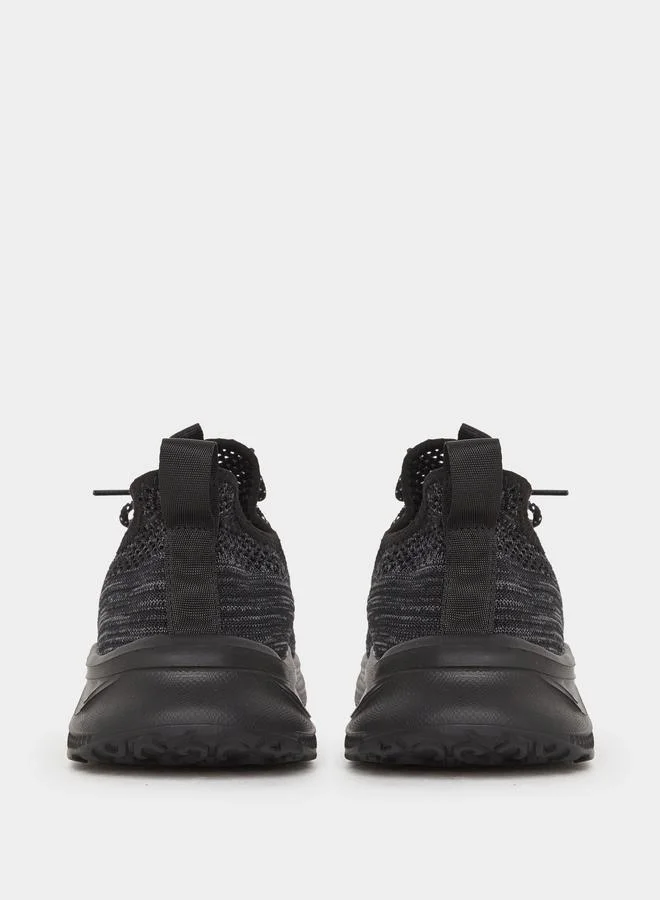 تايك تو Take Two Textured Lace Up Sneakers