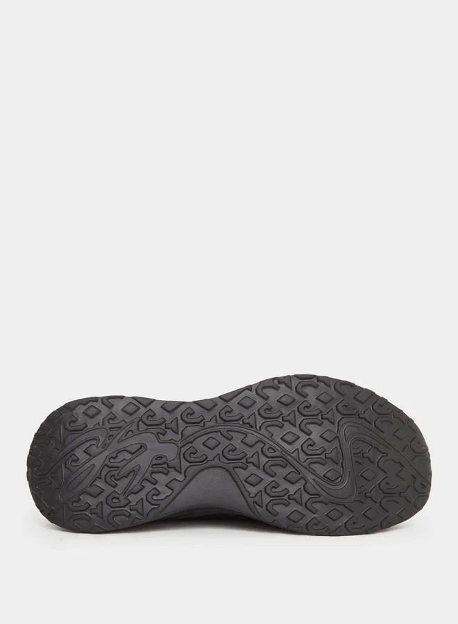 تايك تو Take Two Textured Lace Up Sneakers