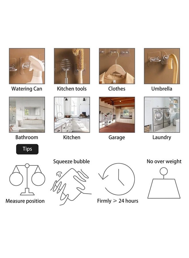 Adhesive Shower Gel Bottle Rack,Shampoo Dispenser Holder,Bath Lotion Hook,Liquid Soap Hanger,No Drilling,Strong and (6pcs)  - Image 4