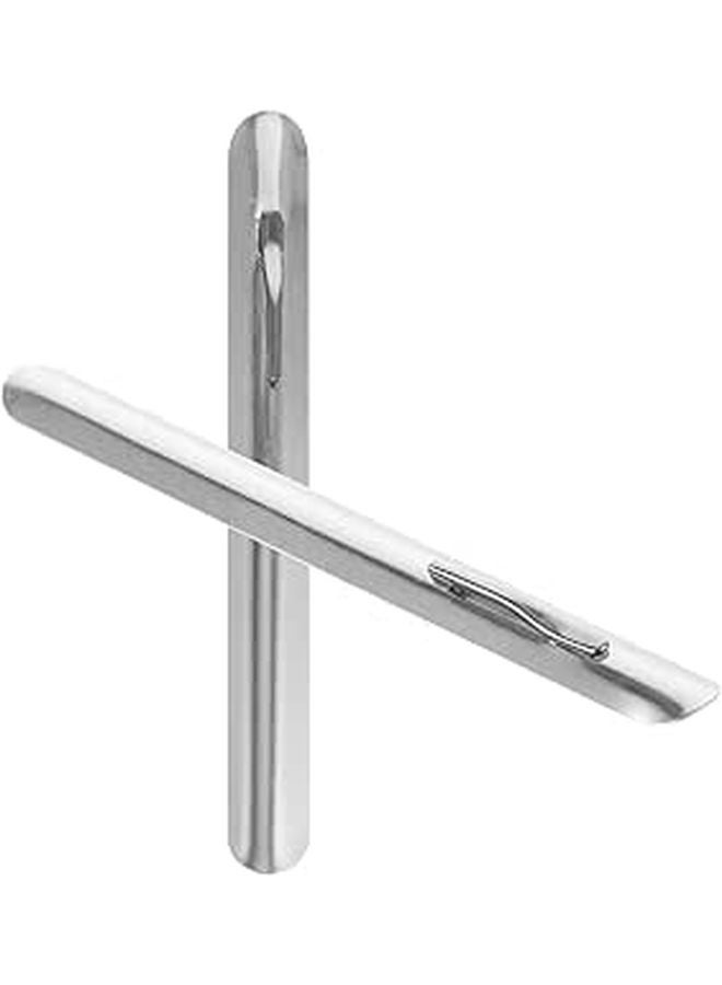 Stainless Steel Table Scraper Crumb Sweeper 2 Piece Set for Restaurant and Home Cleaning - Image 1
