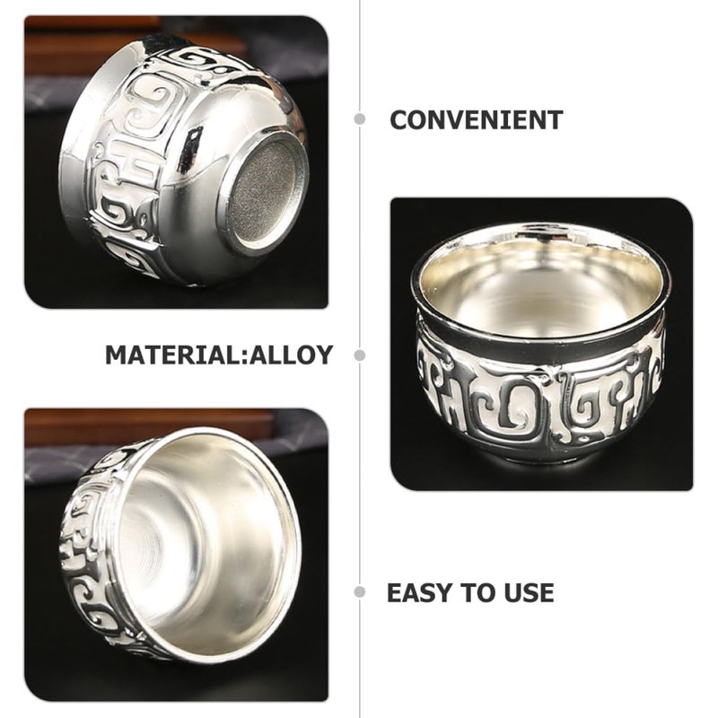 Stainless Steel Liquor Cups Set Of 2 30ml Compact Reusable For Home Bar Party - Image 4