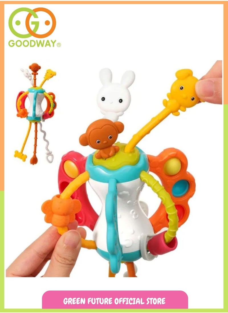 Baby Animal-Themed Rattle and Teether Toy, Multi-Textured Grasping & Chewing Toy for Infants 6+ Months, Fun Shapes & Colours for Sensory Play - pzsku/Z8F3DB7F97F351951ABD6Z/45/_/1733762420/79bb2fa5-a3c7-450b-879b-bd2f4c047ba4