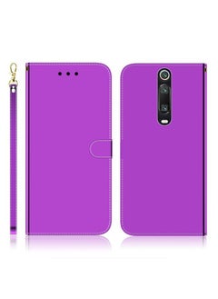 HuHa Case Cover For Xiaomi Redmi K20 / K20 Pro / Mi 9T / Mi 9T Pro Imitated Mirror Surface Horizontal Flip Leather Case with Holder & Card Slots & Wallet & Lanyard Purple 