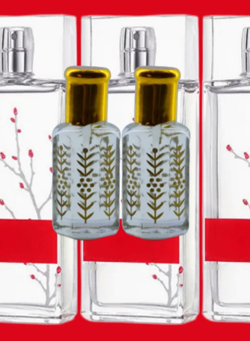 2 Pieces In Red Essential Oil For Women Original Clear 12 Ml