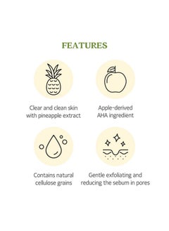 SKIN FOOD since 1957 Skinfood Pineapple Peeling Gel I Brighten And Revitalize I Pineapple Enzyme Power I Easy Application I Korean Beauty Secrets I 100Ml  - Image 4