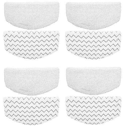 ITidyHome 8 Pack Replacement Pads for Bissell Powerfresh Hard Floor Steam Cleaner 1940 1440 1806 Series Steam Mop Compare to Part 5938 2032633