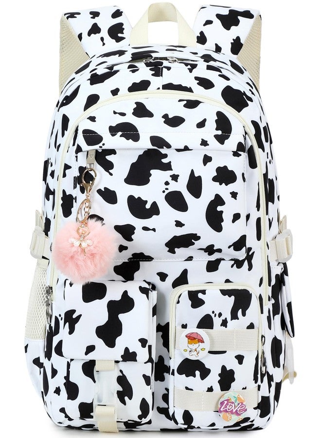 Hidds Backpack for Girls College School Backpacks Kids Bookbag School Bag Travel Laptop Daypack Teens Women (Black) - Image 1