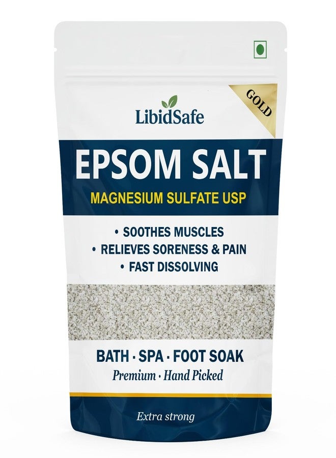 LibidSafe Epsom salt for foot, bath, plant (420 Gram, Premium) - Image 1