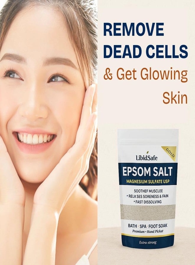 LibidSafe Epsom salt for foot, bath, plant (420 Gram, Premium) - Image 3