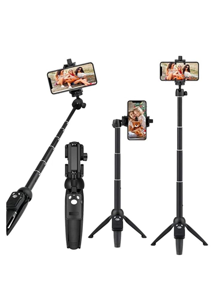 K20 Integrated Tripod BT 4.0 Wireless Selfie Stick for Smart Phone - Image 1