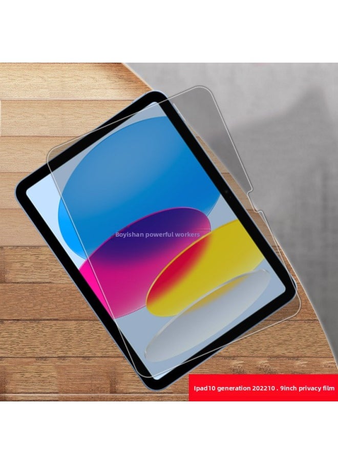 Generic - Suitable For Ipad 10 10.9 Flat Anti-peep Tempered Film Apple Mini4/5/6 Anti-peeping Film 12.9 Inch-Color:iPad Mini6（2021）-Dimensions:[Anti-voyeuristic] 0.3mm Straight-edge Packaging - Image 1